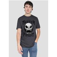 Disney The Nightmare Before Christmas Master Of Fright Scream T-Shirt, Charcoal in Grey | Size: Small