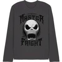 Disney The Nightmare Before Christmas Master Of Fright Scream Long Sleeve T-Shirt, Charcoal in Grey | Size: XL
