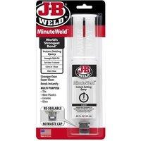 JBL J-B Weld MinuteWeld Epoxy Syringe 25ml in White