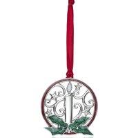 Silver Editions Advent Candle Decoration in Silver