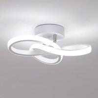 COMELY LED Ceiling Light, 22W Modern White Ceiling Lights, Cool White 6500K