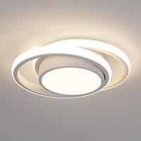 COMELY LED Ceiling Light, 36W Modern Round Ceiling Lights, 4500K, White
