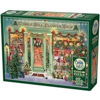 Cheatwell Games Cobble Hill Christmas Flower Shop 1000 Piece Puzzle