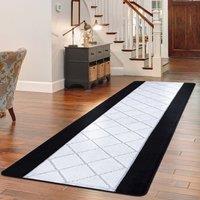 Smart Living Carmela Heavy Duty Machine Washable Hallway Kitchen Non Slip Door Mat in Grey | Size: 40 cm x 60 cm