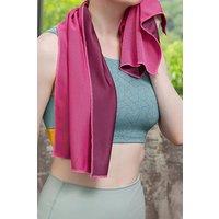 H&O Direct Quick Dry Towel for Outdoor Activities, Rose Red
