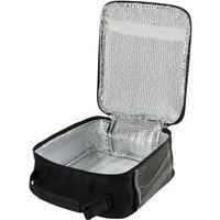 Living and Home 5.7L Multi-Grid Portable Insulated Lunch Tote Bag in Black