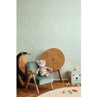 Hoopla Walls Alphabet Jumble 10m Matt Wallpaper in Blue