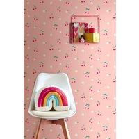 Hoopla Walls Cherry Dance 10m Matt Wallpaper in Pink