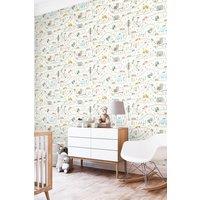 Hoopla Walls Road Trip 10m Matt Wallpaper in Natural