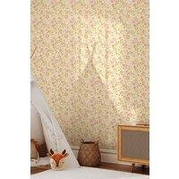 Hoopla Walls Bouncing Bunnies 10m Matt Wallpaper in Yellow