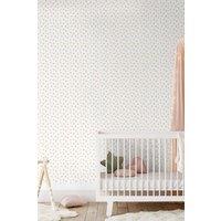 Hoopla Walls Dotty 10m Matt Wallpaper in Natural