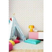Hoopla Walls Dotty 10m Matt Wallpaper in Pink