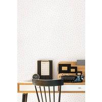 Hoopla Walls Dancing Polka 10m Matt Wallpaper in Natural