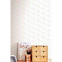 Hoopla Walls Twinkle Stars 10m Matt Wallpaper in Blue