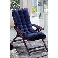 Living and Home 125*48cm Thick Soft Garden Seat Cushion in Blue