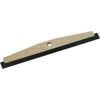 Pegdev Industrial Rubber Floor Squeegee 24" Head Only for Oil & Water Spills in Light Oak