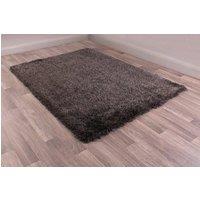 Celebrity Interiors Boston Plain Charcoal Rug | Size: 60 cm x 110 cm