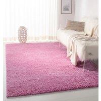 Smart Living Soft Fluffy 5cm Thick Pile Shaggy Area Rugs for Living Room, Bedroom in Dusty Pink | Size: 60 cm x 110 cm