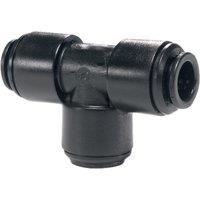 John Guest Push Fit 12mm 10 Pack Union Tee - PM0212E Caravan/Motorhome in Black
