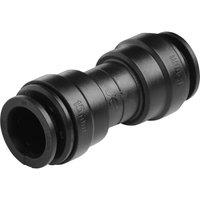 John Guest 'Speedfit 12mm Union Connector' in Black