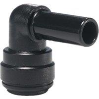 John Guest 12mm Plug In Stem Elbow - Caravan - PM221212E (Pack of 10) in Black