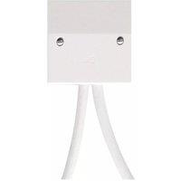 John Guest Radiator Outlet Plate in White