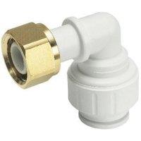John Guest Bent Tap Connector 10mm X 1/2 in White
