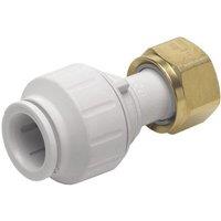 John Guest Straight Tap Connector 10mm X 1/2 in White