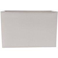 Happy Homewares Contemporary & Stylish Linen Fabric Lamp Shade in Grey | Size: 12 inches