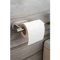 Living and Home Modern Wall Mounted Stainless Steel Toilet Paper Roll Holder in Silver