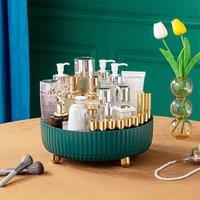 28CM Spinning Skincare Cosmetic Organizer in Green