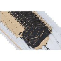 Living and Home 10pcs Black Gold Marble Effect Self-Adhesive Wall Stickers, 30 x 60cm | Size: 30 x 60 cm