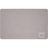 Living and Home Soft Absorbent Bath Mat in Grey | Size: 50 x 80 cm