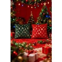 Living and Home Christmas Themed Plush Throw Pillows | Size: 45 cm x 45 cm