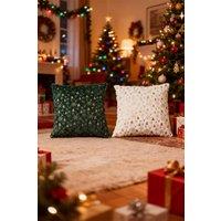 Living and Home Christmas Themed Plush Throw Pillows | Size: 45 cm x 45 cm