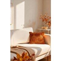 Living and Home Cozy Plush Pumpkin Throw Pillow in Orange | Size: 30 cm x 50 cm