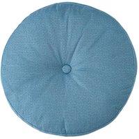Living and Home Bohemian Style Detachable Round Floor Cushion in Blue