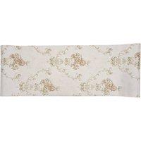 Living and Home European Style Clustered Blooms Wallpaper with Curly Grass Pattern in Light Beige
