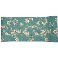 Living and Home Vintage Floral 3D Embossed Wallpaper with Delicate Branches Pattern in Green