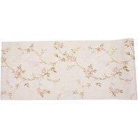 Living and Home Romantic Pastoral Style Wallpaper with Blossoms & Winding Vines in Light Beige