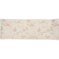 Living and Home Romantic Pastoral Style Wallpaper with Blossoms & Winding Vines in Beige