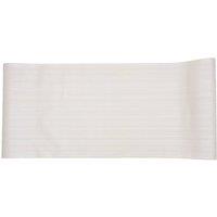 Living and Home Non-Woven Line Textured Wallpaper Minimalist Elegant Wall Covering in Light Beige