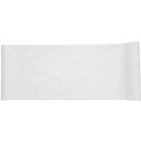 Living and Home Non-Woven Line Textured Wallpaper Minimalist Elegant Wall Covering in White