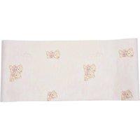 Living and Home Non-Pasted Non-Woven Wallpaper with Cute Teddy Bear Design in Pale Pink