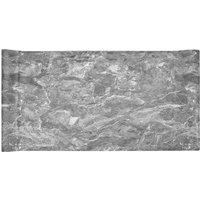 Living and Home Grey Marble Effect PVC Flooring Roll with Flowing Natural Veins