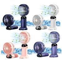 Dyzi 2-in-1 Portable Travel Mini Handheld Desk Table Fan 7Hrs Battery life in Dark Blue