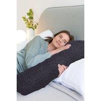 Ezysleep Teddy Fleece Heated Body Pillow in Grey