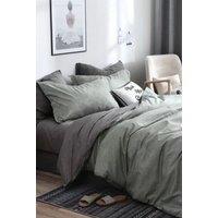 Ezysleep Reversible Grey Printed Duvet Set | Size: Single