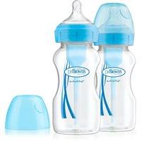 Dr Browns Options+ 270ml Bottles 2 Pack Blue