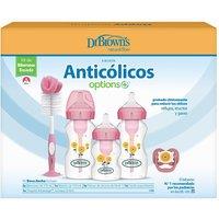 Dr Browns Options + Gift Set Pink in Baby Pink